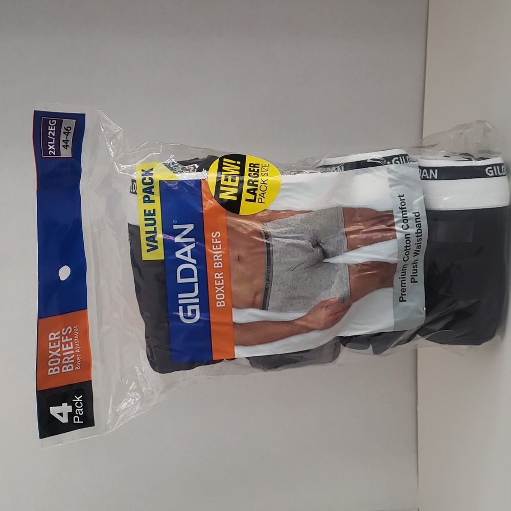 Gildan Men Underwear Boxer Briefs Size 2XL (44-46)